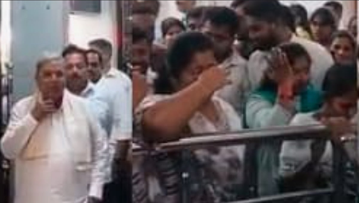 ಸಿದ್ದರಾಮಯ್ಯ ರಾಜೀನಾಮೆ ಸುದ್ದಿ: ಕಣ್ಣೀರಿಟ್ಟ CM ಕಚೇರಿ ಸಿಬ್ಬಂದಿ; ಬೆಂಬಲಿಗರಿಂದ ಪ್ರತಿಭಟನೆ