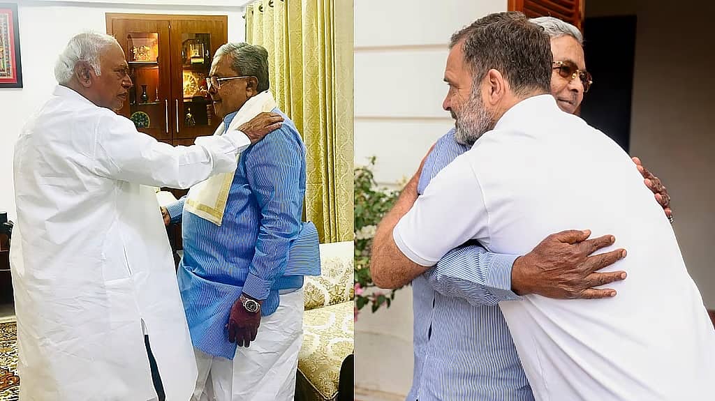 ಸಿಎಂ ಸ್ಥಾನಕ್ಕೆ ರಾಜೀನಾಮೆ: ಇಂದು ದೆಹಲಿಯಲ್ಲಿ ಸೋನಿಯಾ, ರಾಹುಲ್, ಮಲ್ಲಿಕಾರ್ಜುನ ಖರ್ಗೆ ಭೇಟಿ ಮಾಡಿದ ಸಿದ್ದರಾಮಯ್ಯ; Video