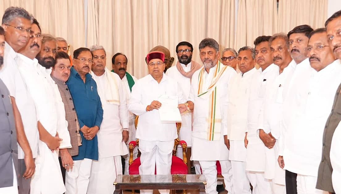 ಲೋಕಭವನಕ್ಕೆ ತೆರಳಿದ ಡಿ.ಕೆ ಶಿವಕುಮಾರ್: ಸರ್ಕಾರ ರಚನೆಗೆ ರಾಜ್ಯಪಾಲರ ಆಹ್ವಾನ; ಜೂನ್ 3ಕ್ಕೆ ಸಿಎಂ ಆಗಿ ಪ್ರಮಾಣವಚನ!