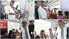 ಜೀರೋ ಟ್ರಾಫಿಕ್ ಕಿರಿಕಿರಿ ತಪ್ಪಿಸಲು ಭಾನುವಾರ ಸಾರ್ವಜನಿಕ ಸಾರಿಗೆಗೆ ಆದ್ಯತೆ: ಸಿಎಂ ಡಿ.ಕೆ ಶಿವಕುಮಾರ್ ಮೆಟ್ರೋ ಪ್ರಯಾಣ; Video