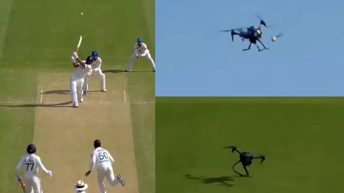 ರಿಷಬ್ ಪಂತ್ ಹೊಡೆದ ಚೆಂಡು Drone ಗೆ ಬಡಿದಿದೆ ಎನ್ನಲಾದ Video Fake!