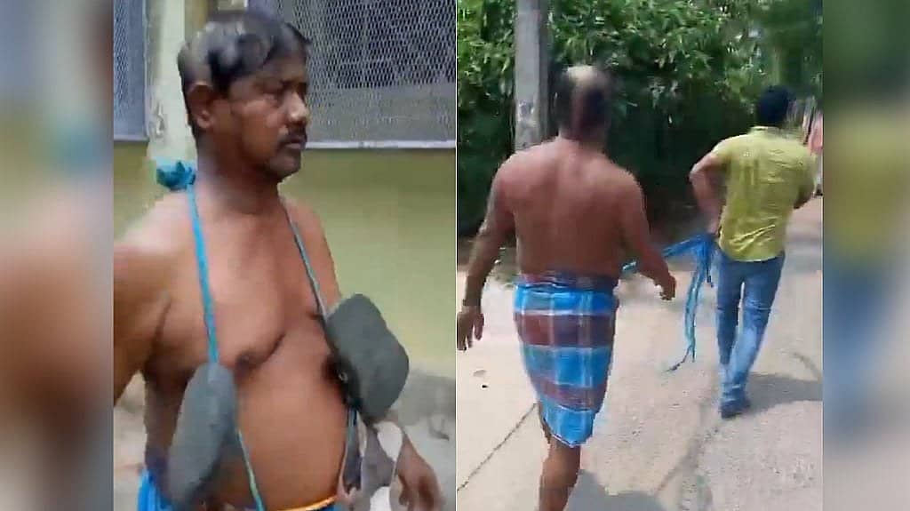 ಸರ್ಕಾರಿ ಯೋಜನೆಗಳ ಫಲಾನುಭವಿಗಳಿಂದ ಹಣ ವಸೂಲಿ; TMC ನಾಯಕನ ತಲೆ ಬೋಳಿಸಿ ಶೂ ಹಾಕಿದ ಗ್ರಾಮಸ್ಥರು!