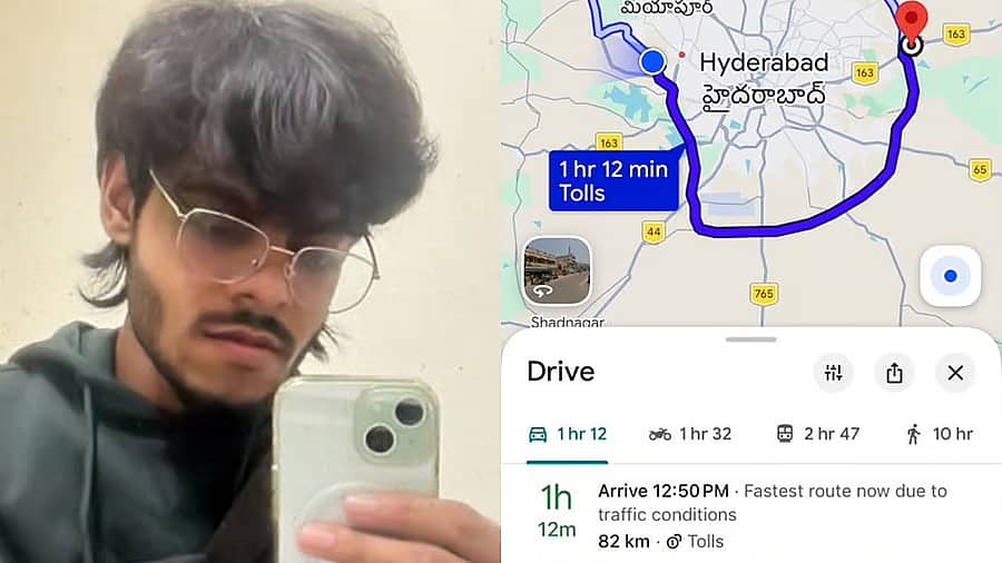 Covered 82 km in just 72 minutes': ಬೆಂಗಳೂರಿನಲ್ಲಿ ಈ ರೀತಿ ಸುತ್ತಾಡಲು ಇನ್ನೂ 10 ವರ್ಷ ಬೇಕು- ಹೈದರಾಬಾದ್ ಯುವಕನ ಪೋಸ್ಟ್ ವೈರಲ್! ತೀವ್ರ ಚರ್ಚೆ