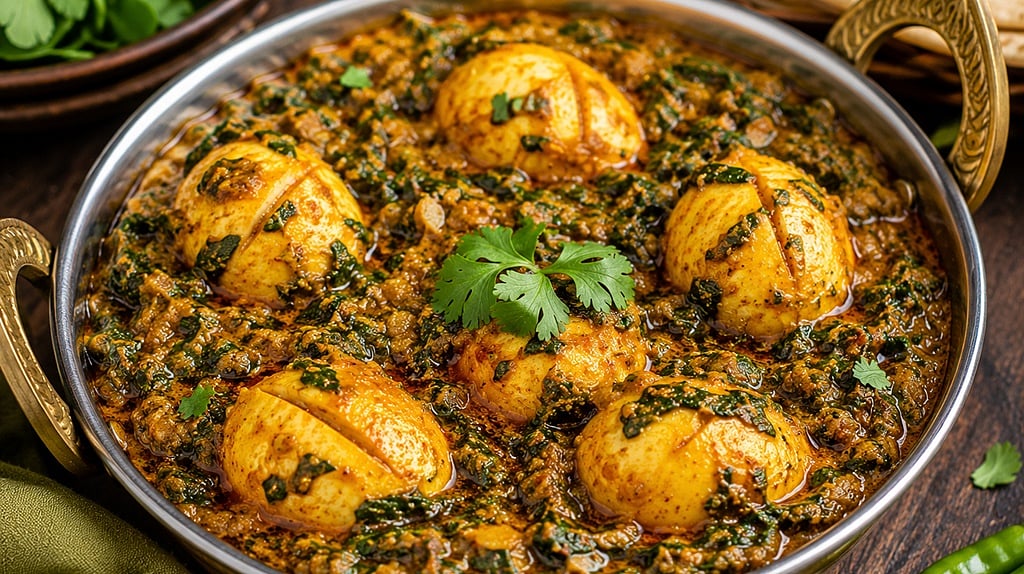 ಮೆಂತ್ಯೆ ಎಗ್ ಕರ್ರಿ | Methi Egg Curry recipe in Kannada