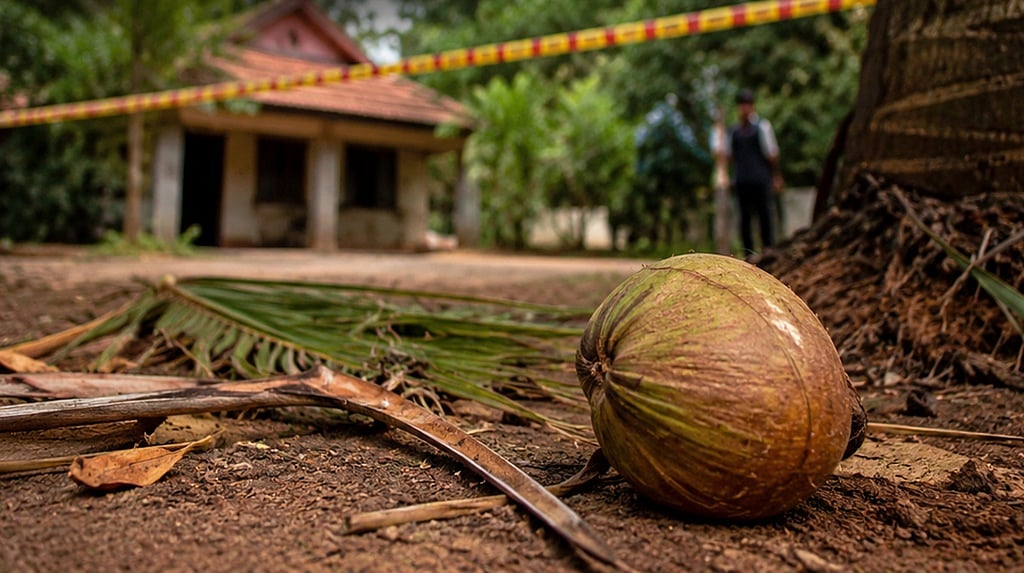 ಉಡುಪಿ: ತಾಯಿಯ ಮಡಿಲಲ್ಲಿದ್ದ ಕಂದಮ್ಮನ ತಲೆ ಮೇಲೆ ಬಿದ್ದ ತೆಂಗಿನಕಾಯಿ; ದಾರುಣ ಸಾವು