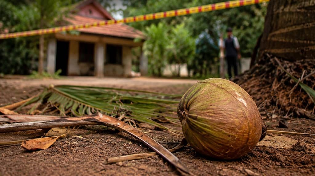 ಉಡುಪಿ: ತಾಯಿಯ ಮಡಿಲಲ್ಲಿದ್ದ ಕಂದಮ್ಮನ ತಲೆ ಮೇಲೆ ಬಿದ್ದ ತೆಂಗಿನಕಾಯಿ; ದಾರುಣ ಸಾವು