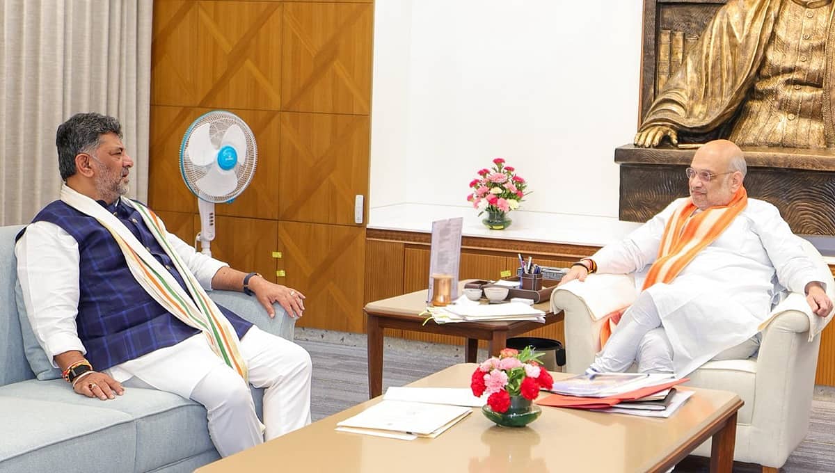 ಅಮಿತ್ ಶಾ ಭೇಟಿ ಮಾಡಿದ ಸಿಎಂ ಡಿಕೆಶಿ; ಪೊಲೀಸ್ ಸಾಮರ್ಥ್ಯ ಸುಧಾರಣೆಗೆ ನೆರವಾಗುವಂತೆ ಮನವಿ