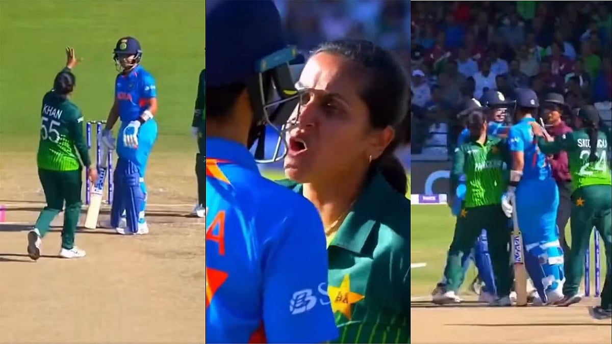 Women's T20 World Cup 2026: ಪರಸ್ಪರ ಜುಟ್ಟು ಹಿಡಿದ ಭಾರತ-ಪಾಕ್ ಆಟಗಾರ್ತಿಯರು; 'ಜಗಳ' Video ವೈರಲ್; ಅಸಲಿಯತ್ತೇನು?