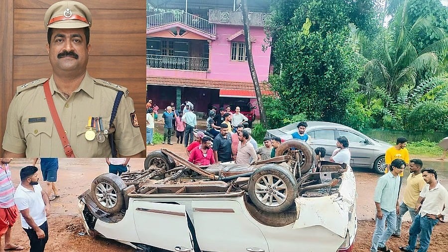 ಧರ್ಮಸ್ಥಳ ಪ್ರಕರಣ ತನಿಖೆ ನಡೆಸುತ್ತಿದ್ದ SIT ತಂಡದ SP ಕಾರು ಪಲ್ಪಿ, 4 ಅಧಿಕಾರಿಗಳಿಗೆ ಗಾಯ!