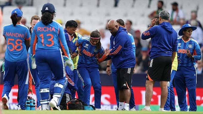Women's T20 World Cup 2026: ಭಾರತಕ್ಕೆ ಭಾರಿ ಆಘಾತ; Shreyanka Patil ಗೆ ಗಾಯ; ಕಣ್ಣೀರು ಹಾಕುತ್ತಲೇ ಹೊರ ನಡೆದ ಕನ್ನಡತಿ! ಆಗಿದ್ದೇನು?