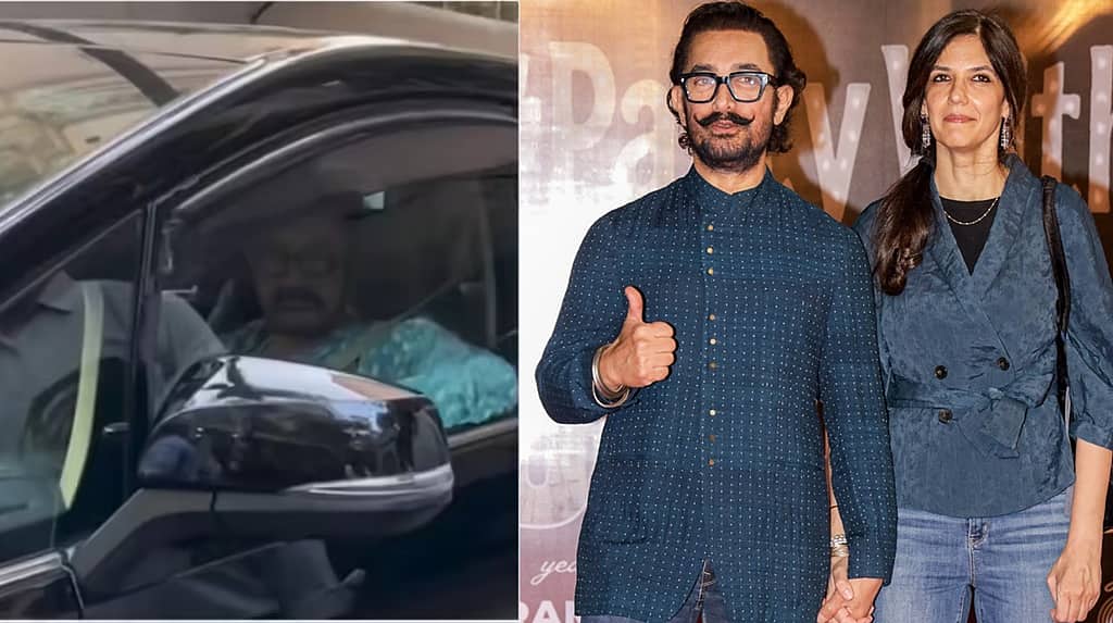 ಮಾಜಿ ಪತ್ನಿಯರು, Girlfriend ಗೌರಿ ಜೊತೆ ಒಂದೇ ಕಾರಿನಲ್ಲಿ ತೆರಳಿದ Aamir Khan: Video Viral