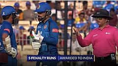 3rd ODI: ಆಫ್ಘಾನಿಸ್ತಾನಕ್ಕೆ ಪೆನಾಲ್ಟಿ ಶಾಕ್; ಇನ್ನಿಂಗ್ಸ್ ಆರಂಭಕ್ಕೂ ಮುನ್ನವೇ ಭಾರತಕ್ಕೆ 5 ರನ್, ಮೊದಲ ಓವರ್ ನಲ್ಲೇ 23 ರನ್; ವಿಚಿತ್ರ ದಾಖಲೆ!
