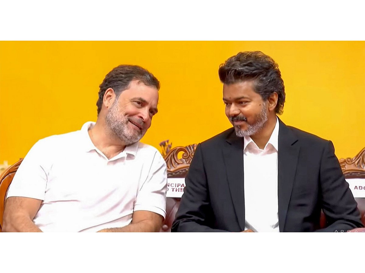 'ತಮಿಳು ಜನರ ಹಕ್ಕುಗಳನ್ನು ರಕ್ಷಿಸುವಲ್ಲಿ ನಿಮ್ಮೊಂದಿಗೆ ನಾನು ನಿಲ್ಲುತ್ತೇನೆ': ಸಿಎಂ ವಿಜಯ್‌ಗೆ ಶುಭ ಕೋರಿದ ರಾಹುಲ್ ಗಾಂಧಿ!