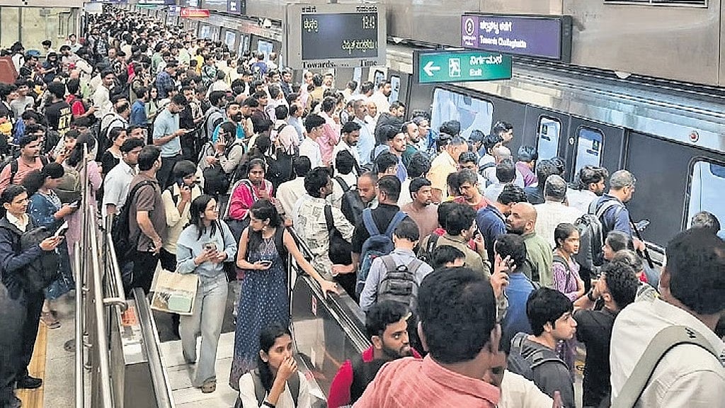 2024ರಿಂದ 20 ಬಾರಿ Namma Metro ಸೇವೆಯಲ್ಲಿ ಅಡಚಣೆ: ಸಚಿವ ಕೃಷ್ಣಬೈರೇಗೌಡಗೆ ತೇಜಸ್ವಿ ಸೂರ್ಯ ಪತ್ರ!