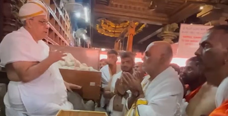 'ನಾನು ಅಡ್ಡ ಮತದಾನ ಮಾಡಿಲ್ಲ, ಕಾಯಾ ವಾಚ ಮನಸಾ ಬಿಜೆಪಿ ಪರ ಕೆಲಸ ಮಾಡಿದ್ದೇನೆ': ಧರ್ಮಸ್ಥಳದಲ್ಲಿ ಶಾಸಕ ಹೆಚ್ ಕೆ ಸುರೇಶ್ ಪ್ರಮಾಣ