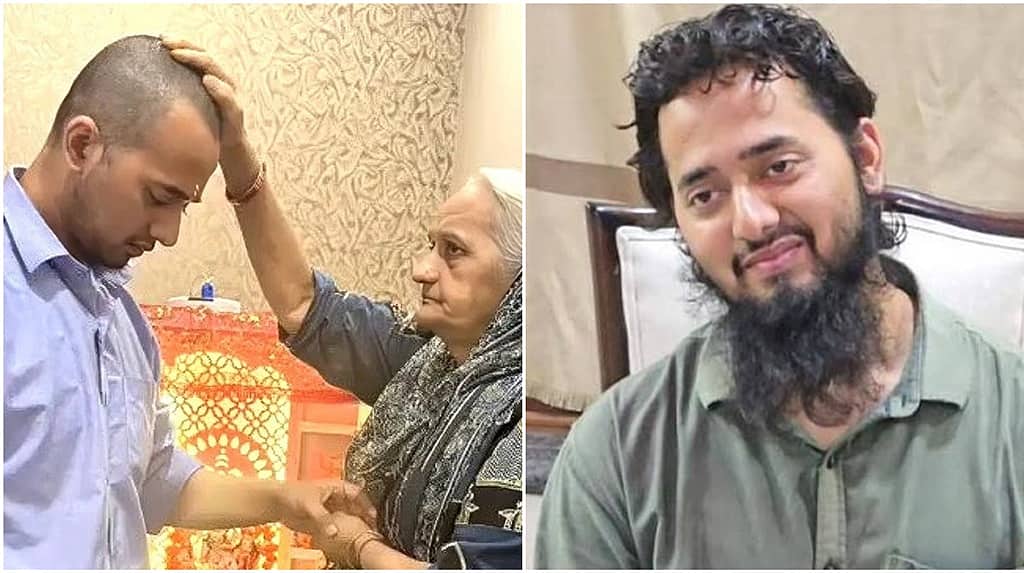 ನಿಕಾಹ್ಗಾಗಿ ಮುಸ್ಲಿಂ ಆಗಿದ್ದ ಯುಪಿ ಯುವಕ 'ಘರ್ ವಾಪಸಿ': ಹನುಮಂತನಿಗೆ ಪೂಜೆ ಸಲ್ಲಿಸಿ, ತಾಯಿ ಕಾಲು ಮುಟ್ಟಿ ಕ್ಷಮೆ ಕೇಳಿದ ಆಯುಷ್, Video ವೈರಲ್