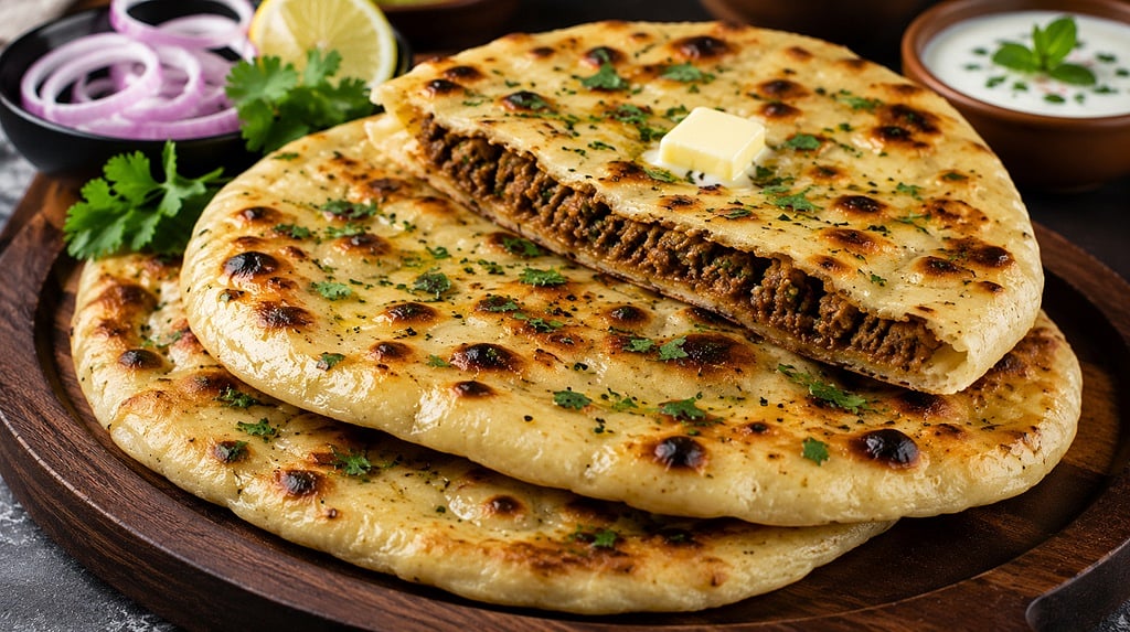 ಕೀಮಾ ನಾನ್ | Keema Naan recipe in Kannada
