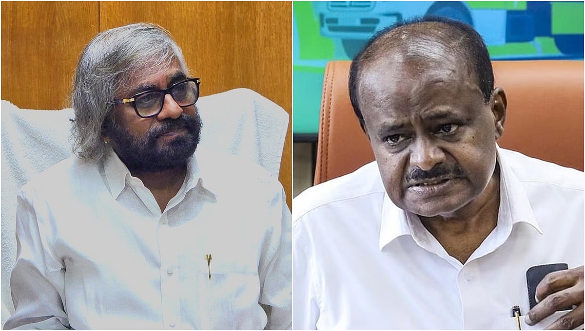 HMT ಆದಾಗ ನಾನು ಹುಟ್ಟಿರ್ಲಿಲ್ಲ, ನೀವೇನು? ಅರಣ್ಯ ಭೂಮಿ ಅಂತ ದಾಖಲೆ ತೋರಿಸಿ: ಕುಮಾರಸ್ವಾಮಿಗೆ ಈಶ್ವರ್ ಖಂಡ್ರೆ ಟಾಂಗ್