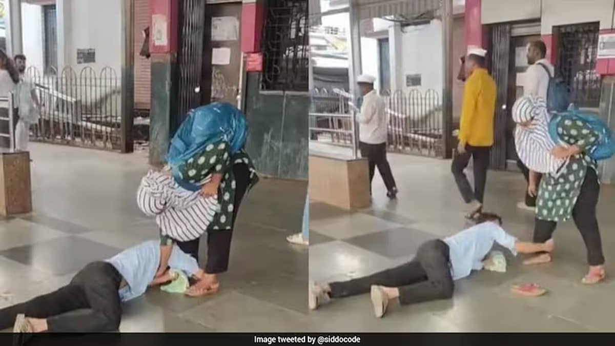 ಪ್ಲೀಸ್ ನನ್ನ ಬಿಟ್ಹೋಗ್ಬೇಡ...: ರೈಲು ನಿಲ್ದಾಣದಲ್ಲಿ ಯುವತಿ ಕಾಲಿಗೆ ಬಿದ್ದು ಗೋಳಾಡಿದ ಯುವಕ! ಮುಂದೇನಾಯ್ತು, Video ನೋಡಿ