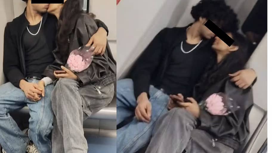 Kissing in Metro: ಮೈಮರೆತ ಜೋಡಿ ,ಲಿಪ್-ಟು-ಲಿಪ್ ಕಿಸ್; ಸಾರ್ವಜನಿಕರ ಆಕ್ರೋಶ! Video