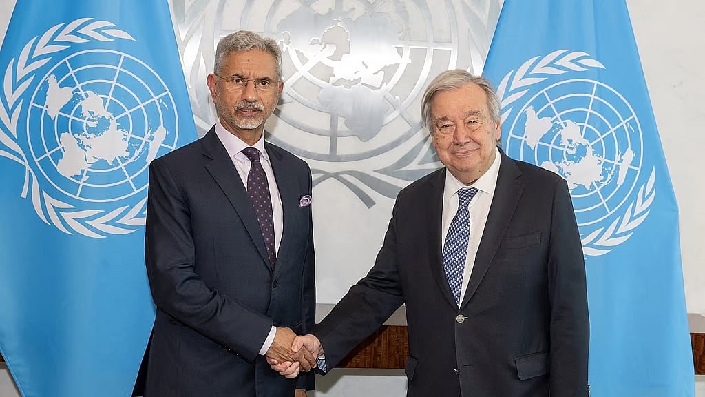 New York: Jaishankar-Guterres ಹೈ-ಲೆವೆಲ್ ಮೀಟಿಂಗ್; ಮಧ್ಯಪ್ರಾಚ್ಯ-ಉಕ್ರೇನ್ ಸಂಘರ್ಷ, ಕಡಲ ಭದ್ರತೆ ಕುರಿತು ಚರ್ಚೆ..!