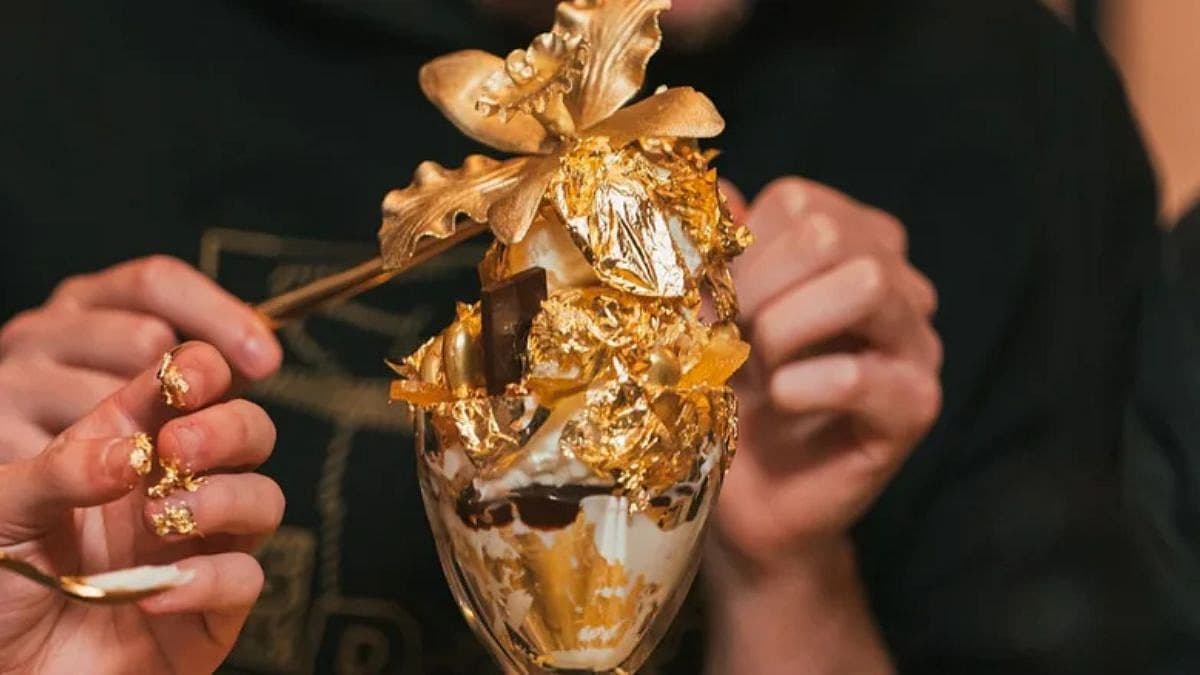 Golden Opulence Sundae