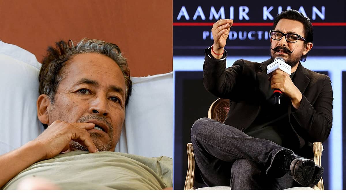 '3 Idiots' ಸಿನಿಮಾ Sonam Wangchuk ಆಧಾರಿತವಲ್ಲ: 'ಫುನ್ಸುಖ್ ವಾಂಗ್ಡು' ಪಾತ್ರದ ಸತ್ಯಾಸತ್ಯತೆ ಬಿಚ್ಚಿಟ್ಟ ನಟ Aamir Khan