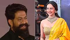 'ಆ ಪಾತ್ರ ನಿರ್ವಹಿಸಿದ ರೀತಿ...': ನಟಿ ರಕುಲ್ ಪ್ರೀತ್ ಸಿಂಗ್ ಅಭಿನಯಕ್ಕೆ ರಾಕಿಂಗ್‌ ಸ್ಟಾರ್‌ ಯಶ್ ಫಿದಾ!