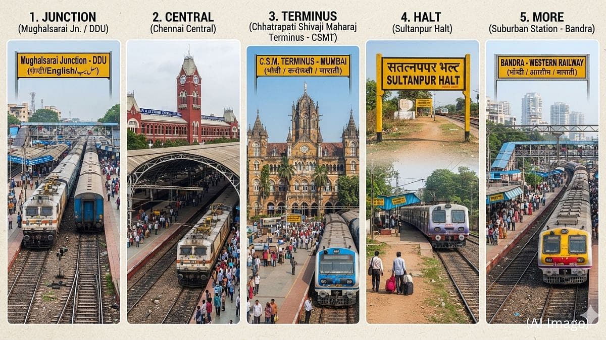 Types of Indian Railway Stations