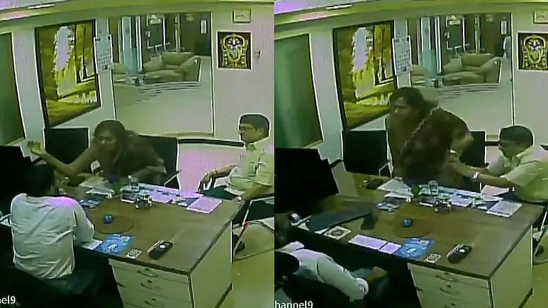ಚೆನ್ನೈ: SBI ಬ್ರಾಂಚ್ ಮ್ಯಾನೇಜರ್ ಗೆ ಮಾಜಿ ಕೇಂದ್ರ ಸಚಿವ ಎಂಕೆ ಅಳಗಿರಿ ಪುತ್ರಿಯಿಂದ ಕಪಾಳಮೋಕ್ಷ! Video ವೈರಲ್