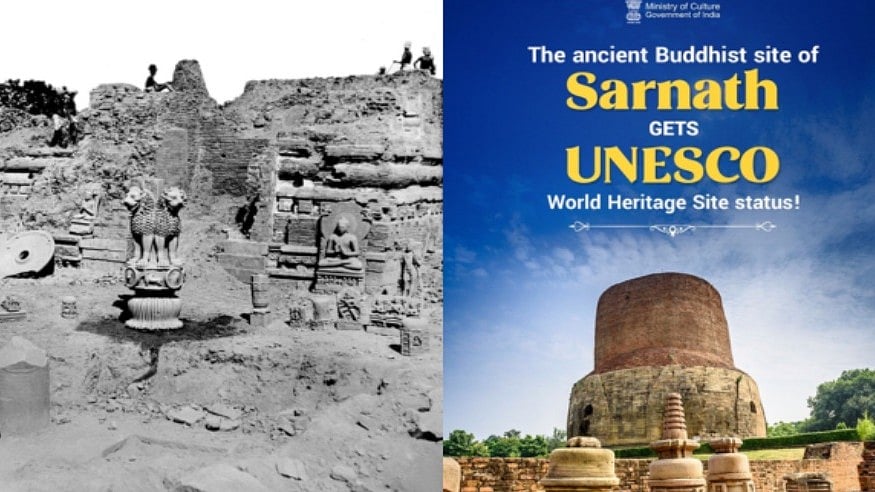 UNESCO ವಿಶ್ವ ಪರಂಪರೆಯ ತಾಣಗಳ ಪಟ್ಟಿಯಲ್ಲಿ ಸ್ಥಾನ ಪಡೆದ ಪ್ರಾಚೀನ ಬೌದ್ಧ ತಾಣ ಸಾರನಾಥ!