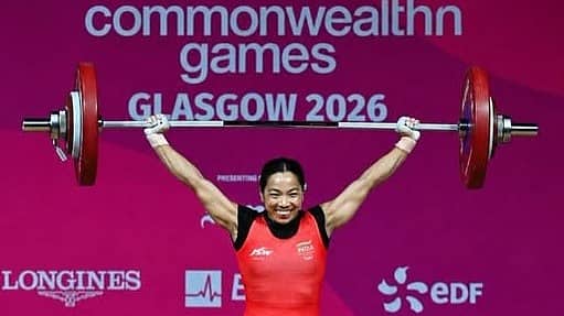 CWG 2026: ಕ್ರೀಡಾಕೂಟದಲ್ಲಿ ಹ್ಯಾಟ್ರಿಕ್ ಸಾಧನೆ; ಬಂಗಾರ ಗೆದ್ದ ಮೀರಾಬಾಯಿ ಚಾನು; ಭಾರತಕ್ಕೆ ಮೊದಲ ಚಿನ್ನದ ಪದಕ!