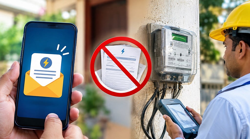 Bescom ಬಿಲ್ಲಿಂಗ್ ವ್ಯವಸ್ಥೆಯಲ್ಲಿ ಭಾರೀ ಬದಲಾವಣೆ: ಇನ್ಮುಂದೆ ಮನೆ ಬಾಗಿಲಿಗೆ ಬರಲ್ಲ ಬಿಲ್; SMS- email ಮೂಲಕವೇ ರವಾನೆ..!