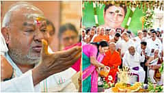 ಚೆನ್ನಮ್ಮ ಉತ್ತರ ಕ್ರಿಯಾದಿ: ಸಮಾಧಿ ಮುಂದೆ ಪತ್ನಿ ನೆನೆದು ಕಣ್ಣೀರಿಟ್ಟ ಮಾಜಿ ಪ್ರಧಾನಿ ದೇವೇಗೌಡ