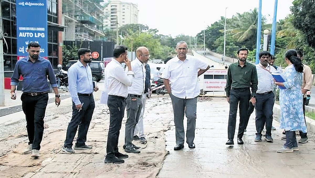 ವೈಟ್- ಟಾಪಿಂಗ್ ಗುಣಮಟ್ಟದಲ್ಲಿ ರಾಜಿ ಬೇಡ: ಅಧಿಕಾರಿಗಳಿಗೆ GBA ಮುಖ್ಯಸ್ಥ ಮಹೇಶ್ವರ ರಾವ್ ಸೂಚನೆ