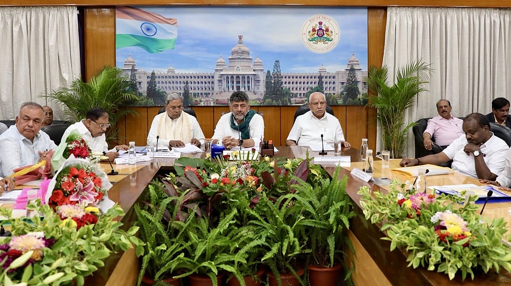 ಕಾವೇರಿ ಕಗ್ಗಂಟಿಗೆ ಸರ್ವಪಕ್ಷ ಒಗ್ಗಟ್ಟು: 'ರಾಜಕೀಯಕ್ಕಿಂತ ರಾಜ್ಯದ ಹಿತ ಮುಖ್ಯ' ಎಂದ CM ಡಿ.ಕೆ ಶಿವಕುಮಾರ್