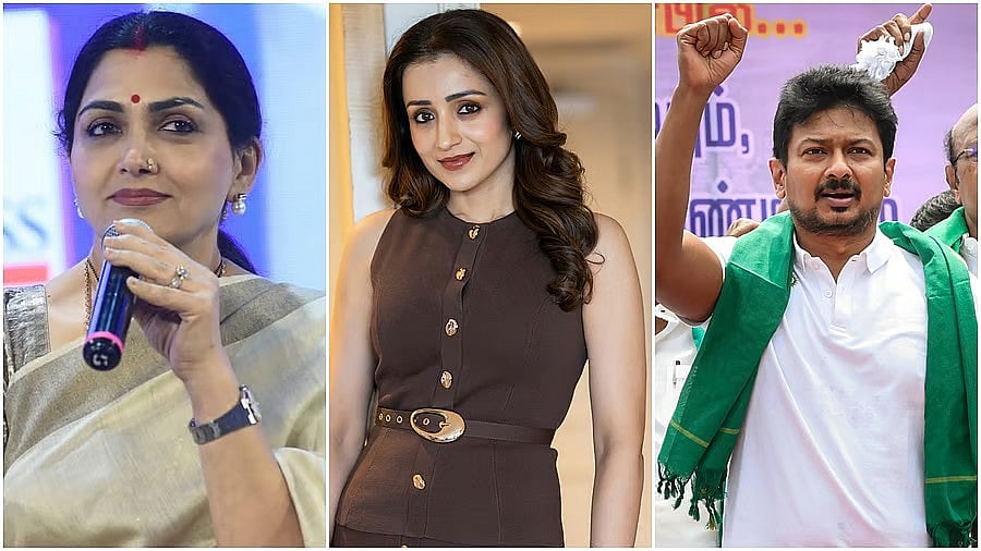 Crass, cheap and derogatory': ನಟಿ ತ್ರಿಶಾಗೆ ಅಸಭ್ಯ, ಕೀಳುಮಟ್ಟದಲ್ಲಿ ಅಪಮಾನ; ಉದಯನಿಧಿ ಸ್ಟಾಲಿನ್ ಕ್ಷಮೆಯಾಚನೆಗೆ ಖುಷ್ಬೂ ಸುಂದರ್ ಒತ್ತಾಯ!