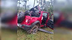 ಬರ್ತ್‌ಡೇ ಪಾರ್ಟಿ ಮುಗಿಸಿ ಬರುತ್ತಿದ್ದಾಗ Mahindra Thar ಕಾರು ಪಲ್ಟಿ; ಇಬ್ಬರು ಸಾವು, ಮೂವರ ಸ್ಥಿತಿ ಗಂಭೀರ