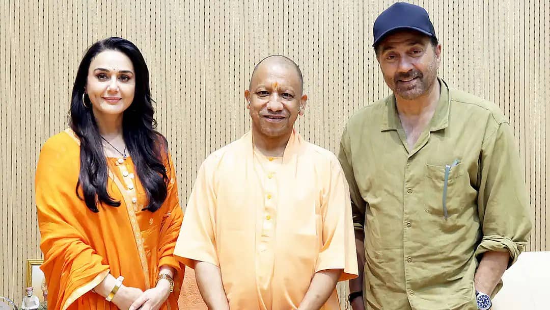 'ಬಟ್ವಾರಾ 1947' ರಿಲೀಸ್ ಗೂ ಮುನ್ನ ಸಿಎಂ ಯೋಗಿ ಆದಿತ್ಯನಾಥ್ ಭೇಟಿಯಾದ ಸನ್ನಿ ಡಿಯೋಲ್, ಪ್ರೀತಿ ಜಿಂಟಾ; ರಾಮ ಲಲ್ಲಾ ವಿಗ್ರಹ ಗಿಫ್ಟ್!