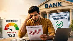 Credit Score ಕಡಿಮೆಯಿದ್ರೂ ಈ ರೀತಿ ಬ್ಯಾಂಕಿನಿಂದ ಸಾಲ ಪಡೆಯಬಹುದು! ಹೇಗೆ ಗೊತ್ತಾ?