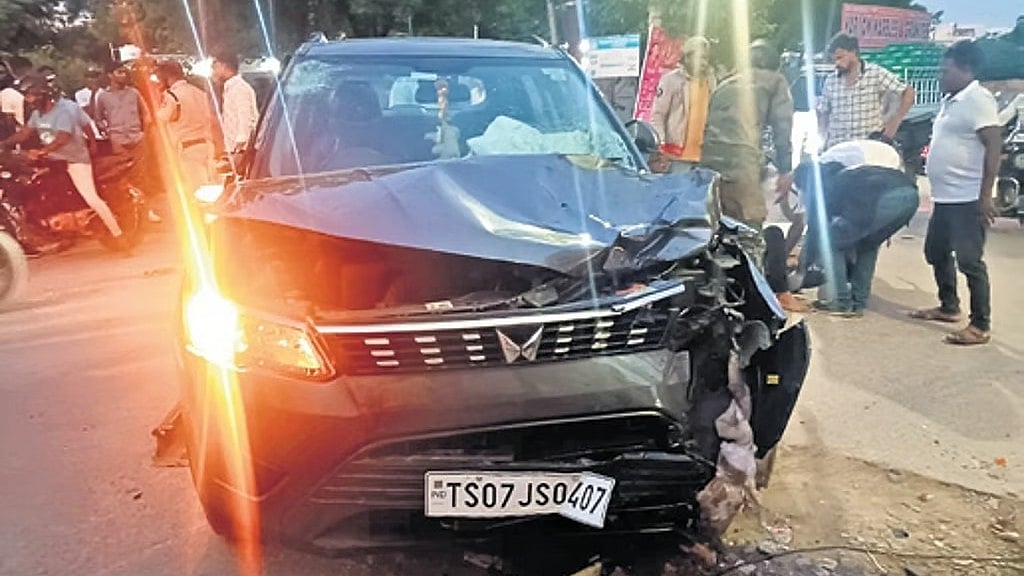 'ರಾಂಗ್ ರೂಟ್' ರಕ್ಕಸ SUVಗೆ ಯೋಧ ಬಲಿ; ಕಾರು ಗುದ್ದಿದ ರಭಸಕ್ಕೆ ಗಾಳಿಯಲ್ಲಿ ಹಾರಿ ಬಿದ್ದ ಸೈನಿಕ; ಸಿಸಿಟಿವಿಯಲ್ಲಿ ದೃಶ್ಯ ಸೆರೆ