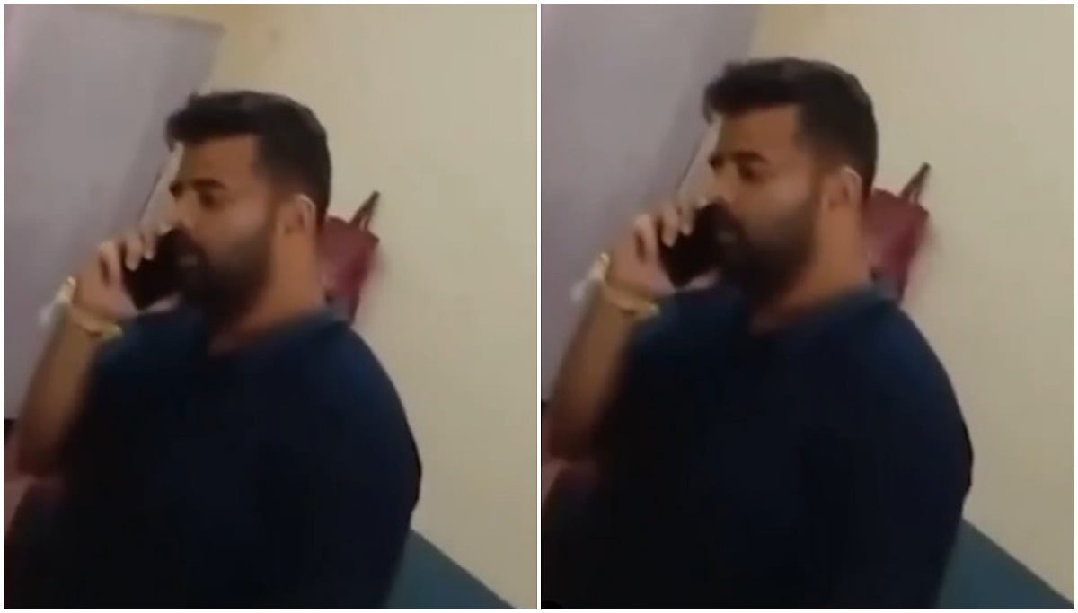 ಜೈಲಿನಲ್ಲಿ ಮೊಬೈಲ್ ನಲ್ಲಿ ಮಾತನಾಡುತ್ತಿರುವ ಕೈದಿ ಪ್ರಜ್ವಲ್ ರೇವಣ್ಣ; Viral Video