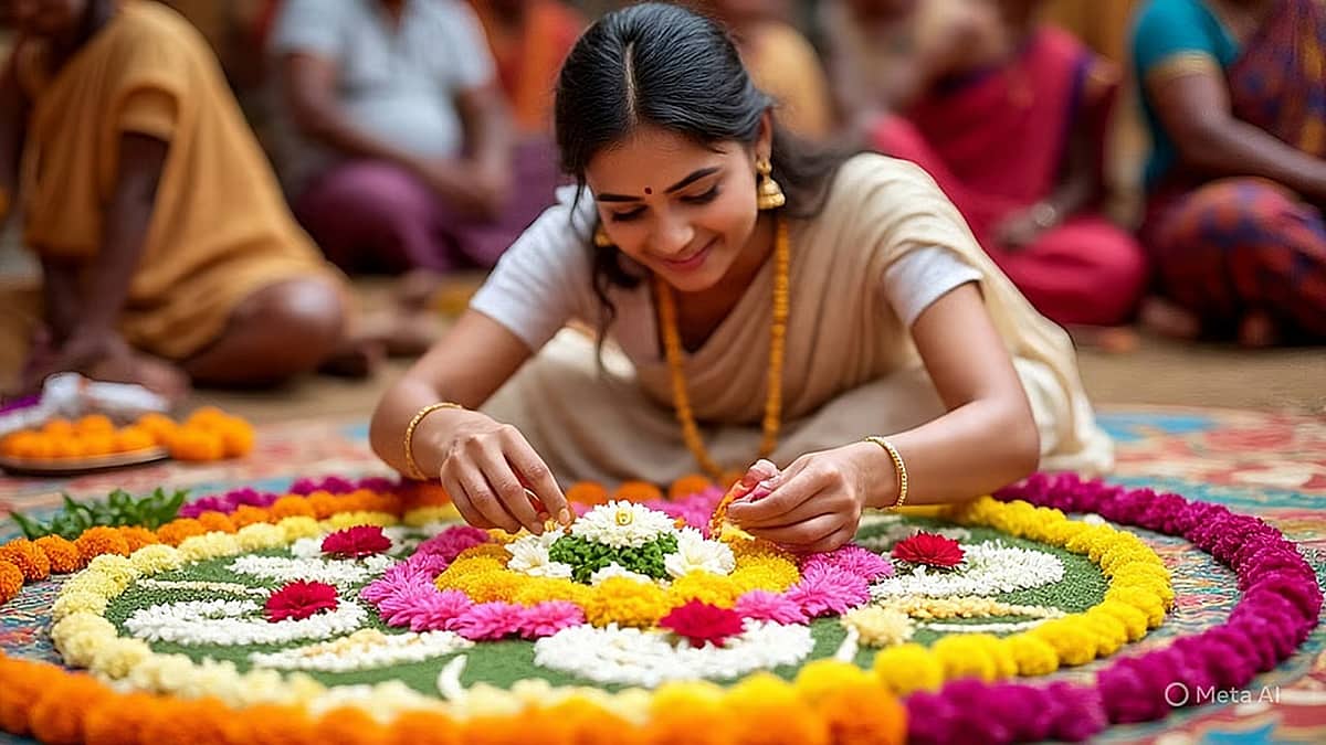 ಓಣಂ ಆಚರಣೆಯಲ್ಲಿ 'ಪೂಕಳಂ' ಕಡ್ಡಾಯ ಏಕೆ? ಬಲಿ ಮಹಾರಾಜನ ಸ್ವಾಗತಕ್ಕೆ ಇರುವ ಕ್ರಮ ಏನು?