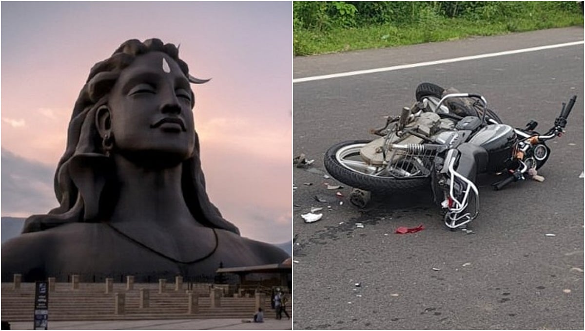 ಚಿಕ್ಕಬಳ್ಳಾಪುರ: ಈಶಾ ಆದಿಯೋಗಿ ದರ್ಶನ ಪಡೆದು ವಾಪಸ್ಸಾಗುತ್ತಿದ್ದಾಗ ಅಪಘಾತ; ಯುವಕ, ಯುವತಿ ದುರ್ಮರಣ
