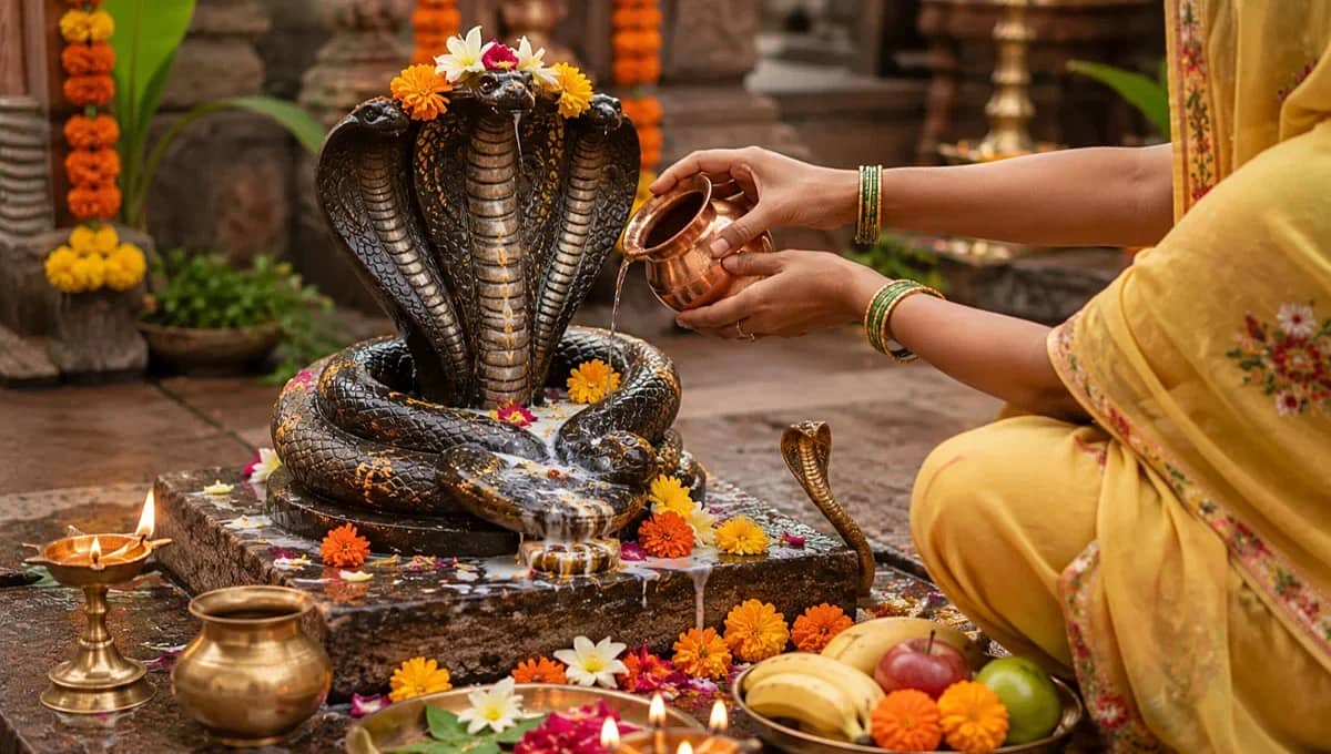 'ಅನಂತಂ ವಾಸುಕಿಂ ಶೇಷಂ ಪದ್ಮನಾಭಂ ಚ ಕಂಬಲಮ್': ನಾಡಿಗೆಲ್ಲಾ ದೊಡ್ಡ ಹಬ್ಬ ನಾಗರ ಪಂಚಮಿ: ನಾಗದೇವನ ಈ ಸ್ತೋತ್ರ ಪಠಿಸಿದರೆ ಇಷ್ಟಾರ್ಥ ಕಾರ್ಯಸಿದ್ಧಿ!