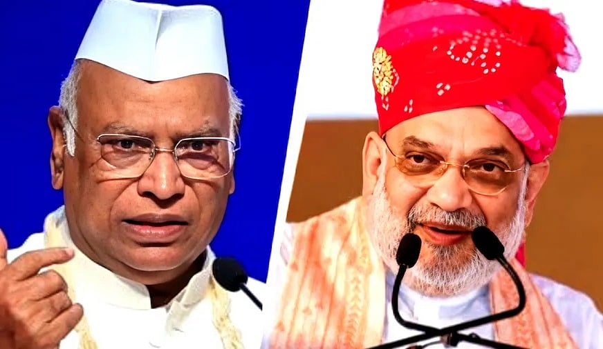 'ನಾನು ಮೊದಲ ಬಾರಿ ಶಾಸಕನಾದಾಗ ಅಮಿತ್ ಶಾ ಮಗುವಾಗಿದ್ದರು, ಅಂಥವರು ನಮಗೆ ದೇಶಭಕ್ತಿ ಪಾಠ ಮಾಡುತ್ತಿದ್ದಾರೆ': ಮಲ್ಲಿಕಾರ್ಜುನ ಖರ್ಗೆ; Video