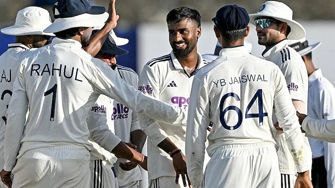 Ind vs SL: ಮಾನವ್ ಸುತಾರ್ ದಾಖಲೆ; 600ನೇ ಟೆಸ್ಟ್ ಪಂದ್ಯ ಗೆದ್ದು ಸಂಭ್ರಮಿಸಿದ ಟೀಂ ಇಂಡಿಯಾ!