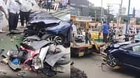 ಬೆಂಗಳೂರು: ಸಿಗ್ನಲ್‌ನಲ್ಲಿ ನಿಂತಿದ್ದ ಬೈಕ್‌ಗೆ ವೇಗವಾಗಿ ಬಂದ ಕಾರು ಡಿಕ್ಕಿ, ಹೇರ್ ಸ್ಟೈಲಿಸ್ಟ್ ಸಾವು; Video