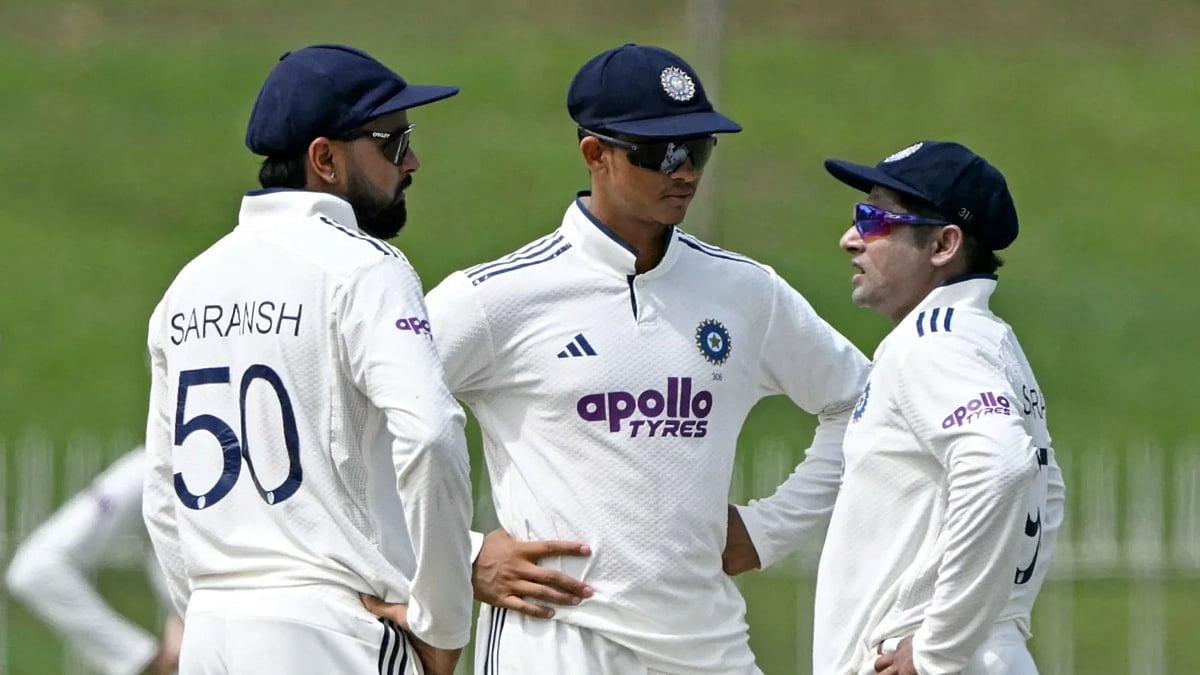 'ಬ್ರೋ, ನೀವು ಸುಮ್ನೆ ಟೈಂ ವೇಸ್ಟ್ ಮಾಡ್ತಿದ್ದೀರ': 2ನೇ ಟೆಸ್ಟ್ ಪಂದ್ಯದಲ್ಲಿ ಶ್ರೀಲಂಕಾ ನಾಯಕನ ಕಾಲೆಳೆದ ಸರ್ಫರಾಜ್ ಖಾನ್!