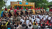 Mysuru Dasara 2026 | 'ಗಜಪಯಣ'ಕ್ಕೆ ಸಚಿವ ಯತೀಂದ್ರ ಸಿದ್ದರಾಮಯ್ಯ ಚಾಲನೆ; 'ಅಭಿಮನ್ಯು'ಗೆ ಗೌರವ ವಿದಾಯ; Video